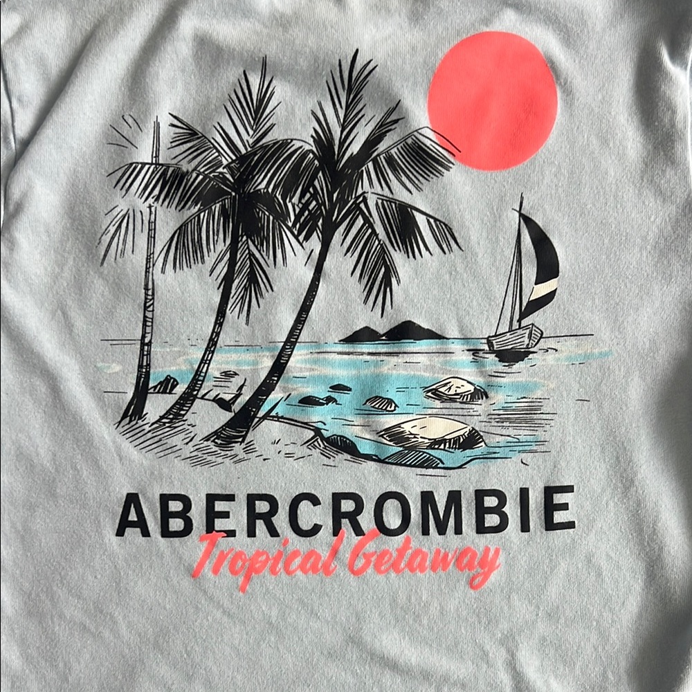 Kids Light Blue embroidered T-Shirt - Picture 5 of 5